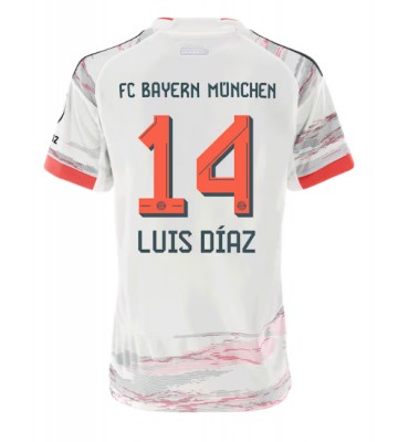 Bayern Munich Luis Diaz #14 Udebanetrøje Dame 2025-26 Kortærmet